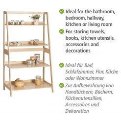 WENKO Standregal Edda - Eiche massiv -Wohnzimmermöbel boutique en ligne 1000260942 210423 13340700128 DETAILS P000000001000260942