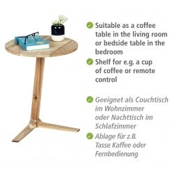 WENKO Beistelltisch Acina I - Akazie massiv -Wohnzimmermöbel boutique en ligne 1000260955 210423 13363500220 DETAILS P000000001000260955