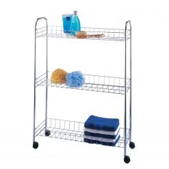 WENKO Servierwagen Slim - Metall - Silber -Wohnzimmermöbel boutique en ligne 1000260958 210423 13365600235 DETAILS P000000001000260958