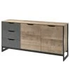 Red Living Sideboard Cocody II - Eiche Montana Dekor / Grau
