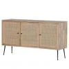 Naturoo Sideboard Maardu - Rattan / Mango massiv - Beige / Mango