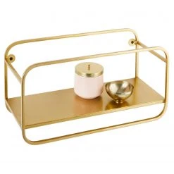 Loftscape Wandregal Torce - Metall - Gold - Breite: 41 cm