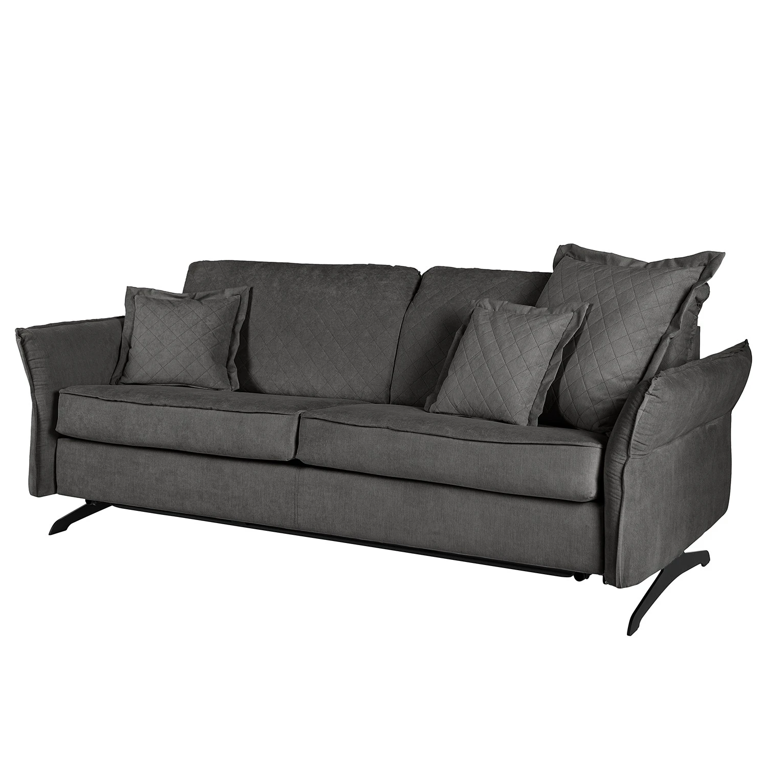 Loftscape Schlafsofa Kallaste (2-Sitzer) - Flachgewebe - Grau - Breite: 212 cm 1 Loftscape Schlafsofa Kallaste (2-Sitzer) - Flachgewebe - Grau - Breite: 212 cm