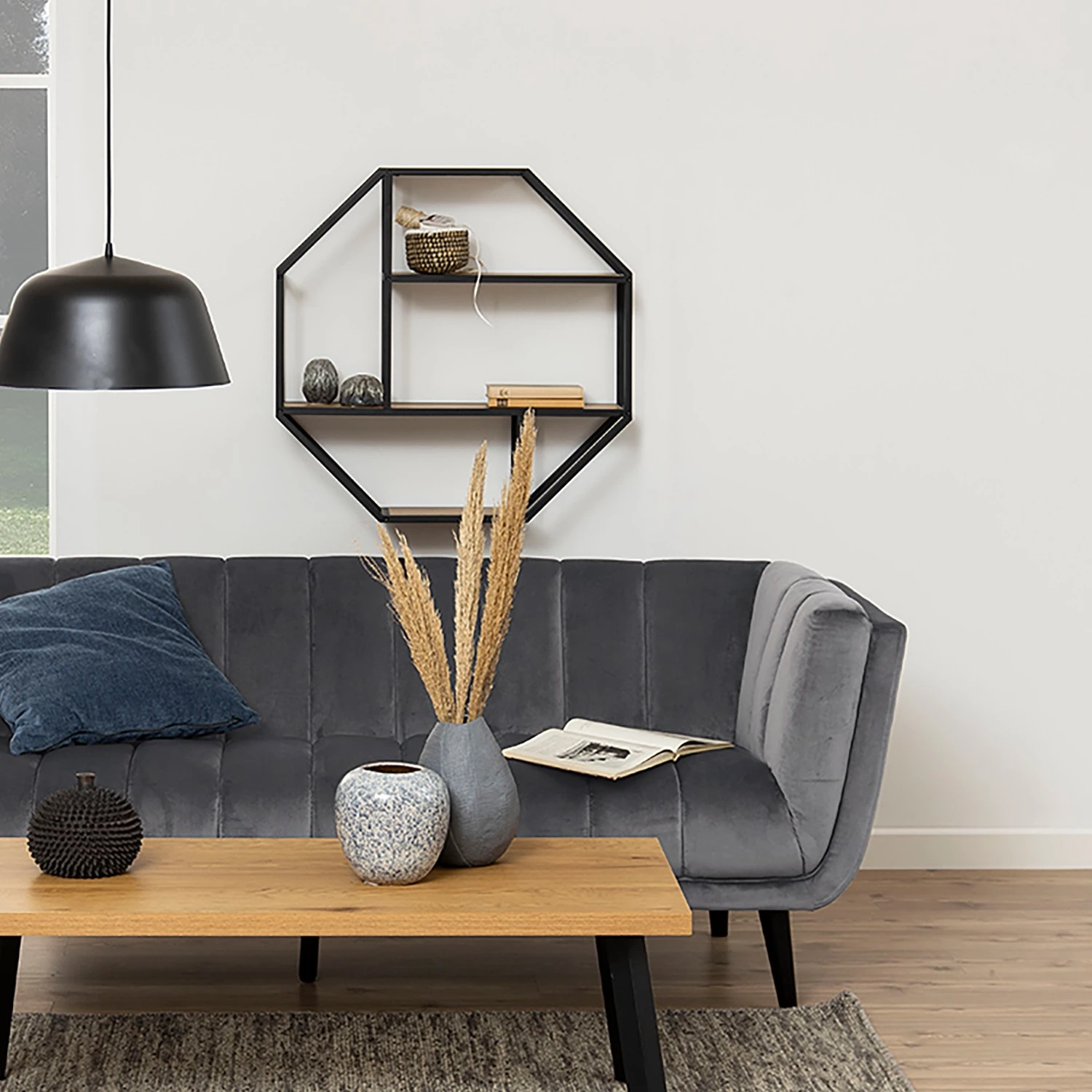 Red Living Wandregal Coogee II - Wildeiche Dekor 3 Red Living Wandregal Coogee II - Wildeiche Dekor – Bild 3