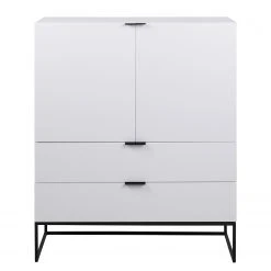 Loftscape Kommode Kaina - Weiß / Schwarz -Wohnzimmermöbel boutique en ligne 1000263292 210430 14473100162 DETAILS P000000001000263292