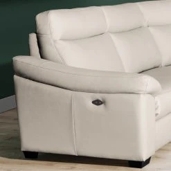 Red Living Ecksofa Sappee - Echtleder Domna: Grau - Elektrisch verstellbar: 2 Motoren mit Kabel 20 Red Living Ecksofa Sappee - Echtleder Domna: Grau - Elektrisch verstellbar: 2 Motoren mit Kabel -Wohnzimmermöbel boutique en ligne 1000263536 210601 15003300328 DETAILS P000000001000263536
