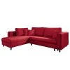 Fredriks Ecksofa Sulka - Microfaser Amaia: Rot