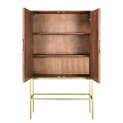 Jack & Alice Highboard Puyo - Akazie massiv / Metall - Akazie / Gold -Wohnzimmermöbel boutique en ligne 1000264951 220118 131412000045 DETAILS P000000001000264951