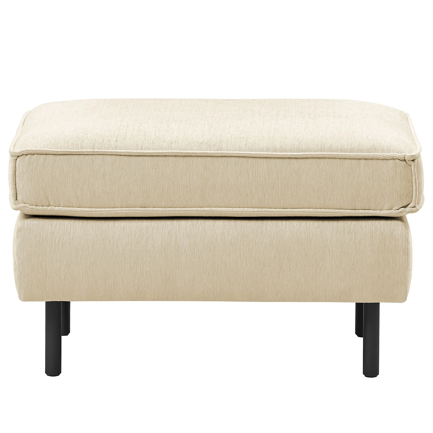 Mørteens Polsterhocker Monblanc - Webstoff - Webstoff Velia: Creme 5 Mørteens Polsterhocker Monblanc - Webstoff - Webstoff Velia: Creme – Bild 5