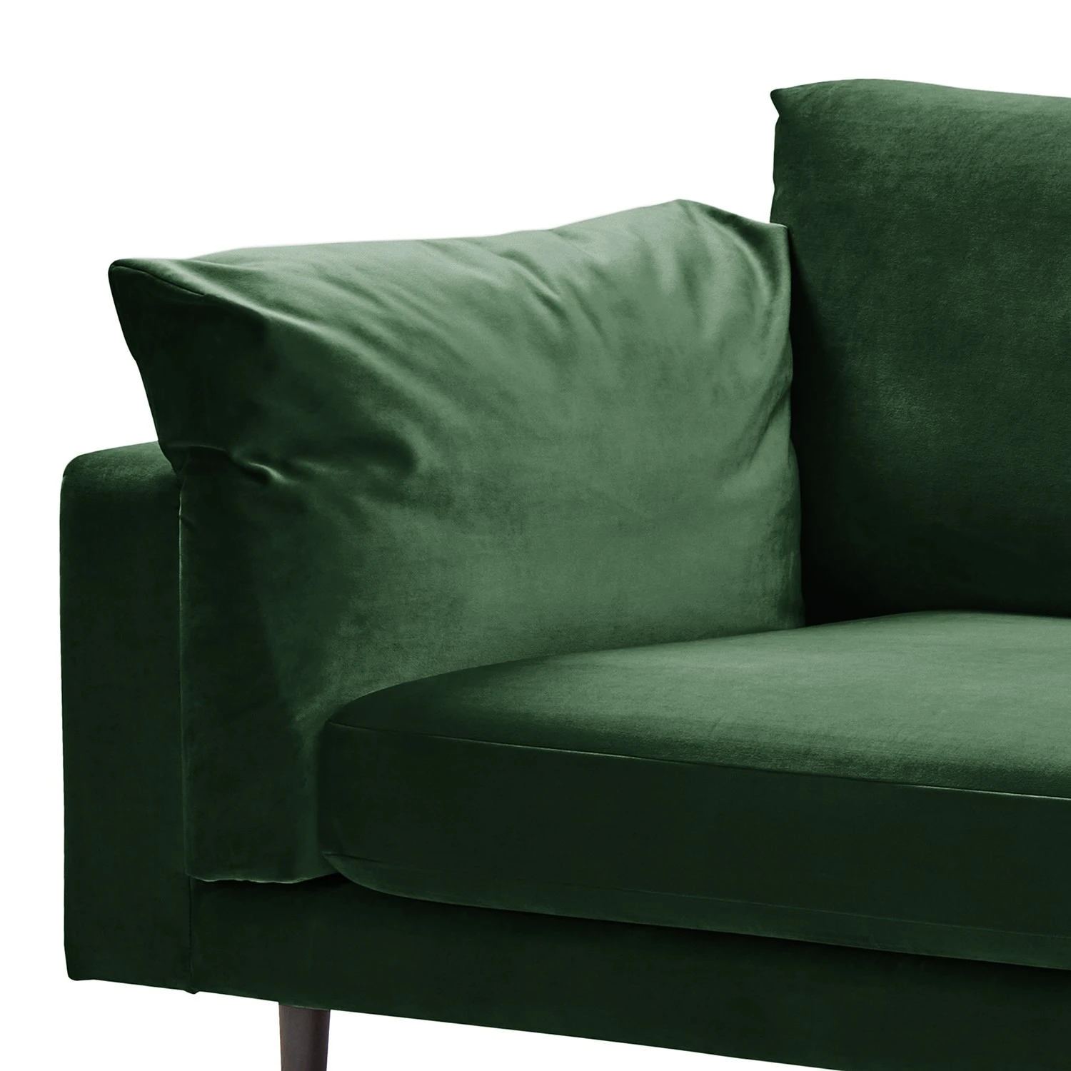 Maison Belfort Sofa Venette (3-Sitzer) - Microfaser - Microfaser Bruna: Dunkelgrün 5 Maison Belfort Sofa Venette (3-Sitzer) - Microfaser - Microfaser Bruna: Dunkelgrün – Bild 5