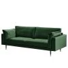 Maison Belfort Sofa Venette (2,5-Sitzer) - Microfaser - Microfaser Bruna: Dunkelgrün