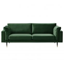 Maison Belfort Sofa Venette (2,5-Sitzer) - Microfaser - Microfaser Bruna: Dunkelgrün -Wohnzimmermöbel boutique en ligne 1000264997 210827 06175300230 DETAILS P000000001000264997