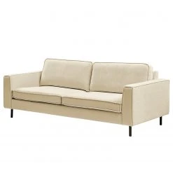 Mørteens Sofa Monblanc (3-Sitzer) - Webstoff - Webstoff Velia: Creme
