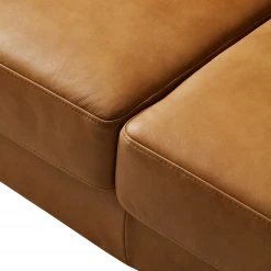 Studio Copenhagen 2,5-Sitzer Sofa COSO Classic+ - Echtleder Taru: Hellbraun - Eiche Dunkel -Wohnzimmermöbel boutique en ligne 1000265053 211007 14073800325 DETAILS P000000001000265053