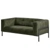 Mørteens Sofa Vernioz (2-Sitzer) - Webstoff - Webstoff Adela: Moosgrün
