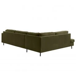 Mørteens Ecksofa Monblanc - Webstoff - Webstoff Velia: Dunkelgrün - Ottomane davorstehend links -Wohnzimmermöbel boutique en ligne 1000265075 210827 06191801010 DETAILS P000000001000265075