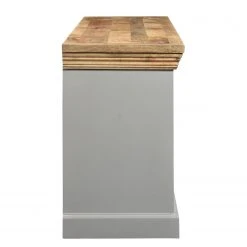 Maison Belfort TV-Lowboard Antton - Akazie / Mango massiv - Grau / Mango -Wohnzimmermöbel boutique en ligne 1000265466 220104 093805000059 DETAILS P000000001000265466