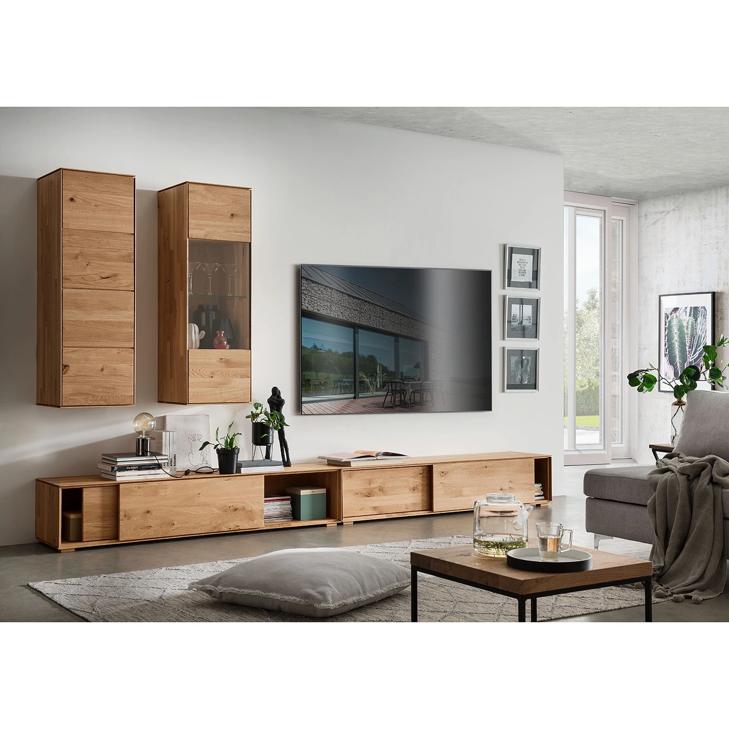 Naturoo Hängeschrank Kolanoor I - Wildeiche massiv 2 Naturoo Hängeschrank Kolanoor I - Wildeiche massiv – Bild 2