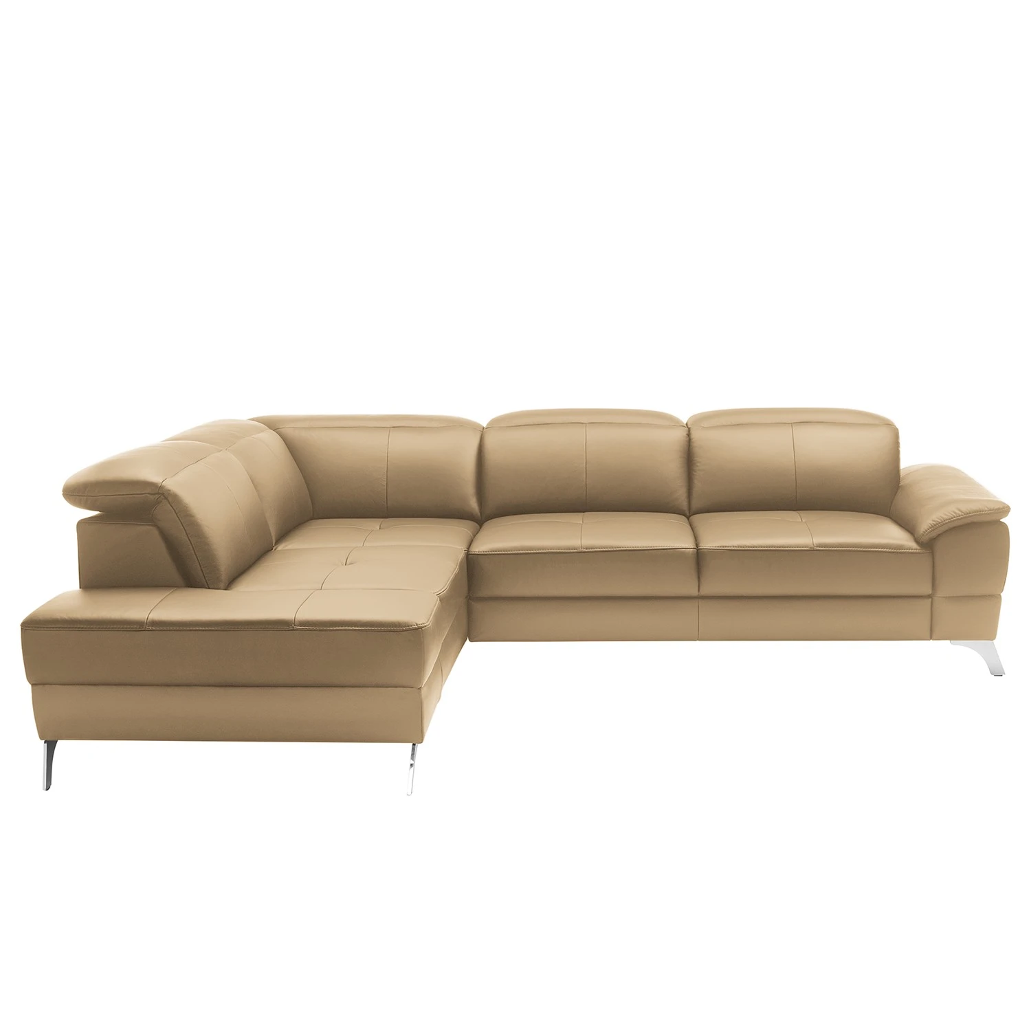 Loftscape Ecksofa Bussy - Echtleder - Echtleder Poas: Cappuccino - Ottomane davorstehend links - Mit Schlaffunktion 5 Loftscape Ecksofa Bussy - Echtleder - Echtleder Poas: Cappuccino - Ottomane davorstehend links - Mit Schlaffunktion – Bild 5
