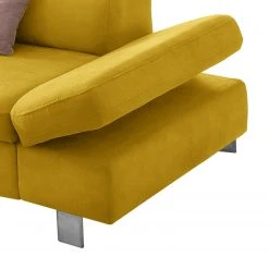 Loftscape Ecksofa Calau - Microfaser - Microfaser Enza: Senfgelb - Ottomane davorstehend links - Mit Schlaffunktion -Wohnzimmermöbel boutique en ligne 1000266833 210527 11192700807 DETAILS P000000001000266833
