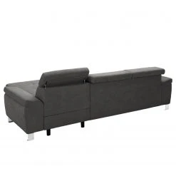 Loftscape Ecksofa Busene I - Microfaser - Microfaser Enza: Dunkelgrau - Longchair davorstehend rechts - Mit Schlaffunktion -Wohnzimmermöbel boutique en ligne 1000266871 210527 11200801247 DETAILS P000000001000266871