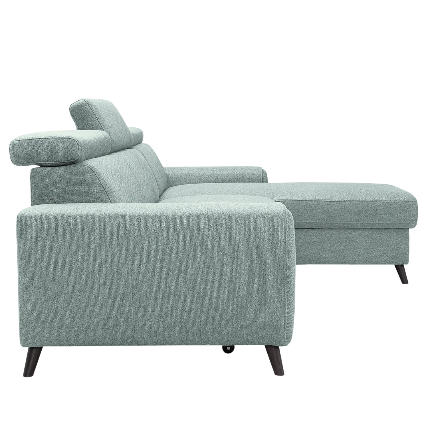 Loftscape Ecksofa Cadima II - Webstoff - Webstoff Cavo: Pastellblau - Longchair davorstehend rechts - Mit Schlaffunktion 5 Loftscape Ecksofa Cadima II - Webstoff - Webstoff Cavo: Pastellblau - Longchair davorstehend rechts - Mit Schlaffunktion – Bild 5