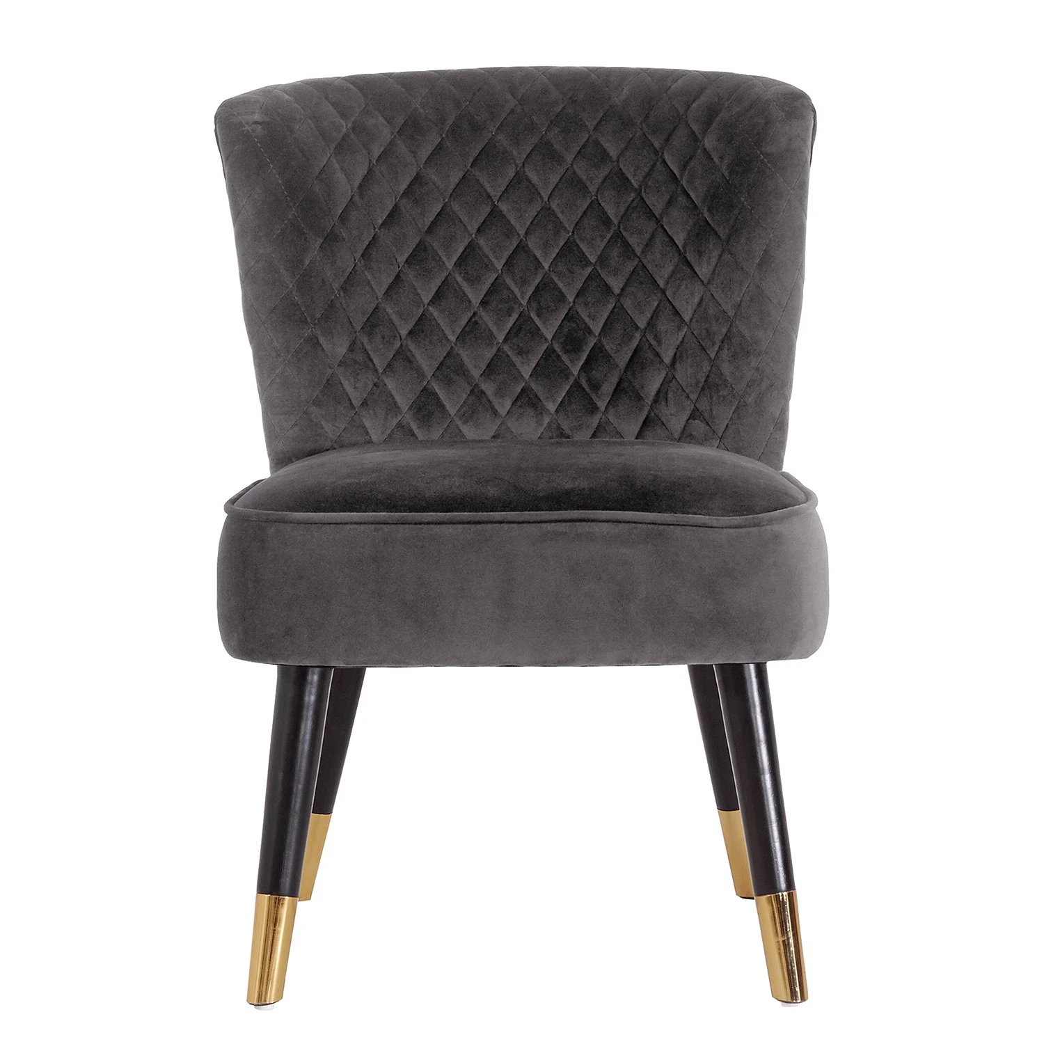 Red Living Sessel Agen - Samt - Grau 2 Red Living Sessel Agen - Samt - Grau – Bild 2