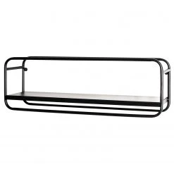 Loftscape Wandregal Botto - Metall - Schwarz