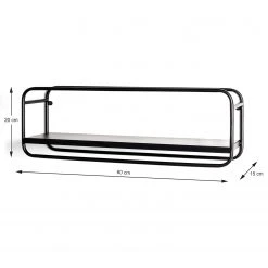 Loftscape Wandregal Botto - Metall - Schwarz -Wohnzimmermöbel boutique en ligne 1000267391 210518 16033100016 DETAILS P000000001000267391