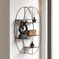 Loftscape Wandregal Keenan - Metall - Schwarz -Wohnzimmermöbel boutique en ligne 1000267394 220608 020 MOOD DETAILS P000000001000267394 mood