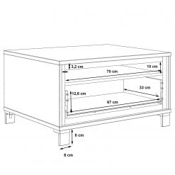 Red Living Couchtisch Egan I - Eiche Artisan Dekor / Eiche Schwarz Dekor -Wohnzimmermöbel boutique en ligne 1000270215 210609 06153900045 SKETCH DETAILS P000000001000270215 sketch