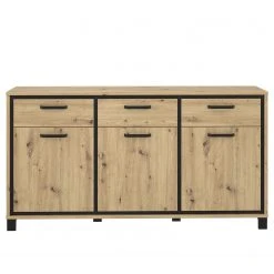Red Living Sideboard Egan II - Eiche Artisan Dekor / Eiche Schwarz Dekor -Wohnzimmermöbel boutique en ligne 1000270221 210609 06154100076 DETAILS P000000001000270221