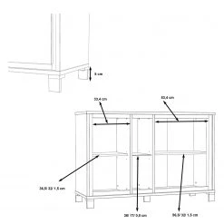 Red Living Kommode Egan IV - Eiche Artisan Dekor / Eiche Schwarz Dekor 12 Red Living Kommode Egan IV - Eiche Artisan Dekor / Eiche Schwarz Dekor -Wohnzimmermöbel boutique en ligne 1000270224 210609 06154200091 SKETCH DETAILS P000000001000270224 sketch
