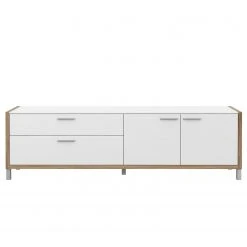 Norrwood TV-Lowboard Boyd II - Weiß / Eiche Dekor 12 Norrwood TV-Lowboard Boyd II - Weiß / Eiche Dekor -Wohnzimmermöbel boutique en ligne 1000270232 210609 06155600153 DETAILS P000000001000270232