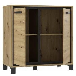 Red Living Kommode Egan I - Eiche Artisan Dekor / Eiche Schwarz Dekor 11 Red Living Kommode Egan I - Eiche Artisan Dekor / Eiche Schwarz Dekor -Wohnzimmermöbel boutique en ligne 1000270238 210609 06155900200 DETAILS P000000001000270238