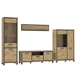 Red Living Wohnwand Egan (4-teilig) - Eiche Artisan Dekor / Eiche Schwarz Dekor 9 Red Living Wohnwand Egan (4-teilig) - Eiche Artisan Dekor / Eiche Schwarz Dekor -Wohnzimmermöbel boutique en ligne 1000270240 210609 06160000218 DETAILS P000000001000270240