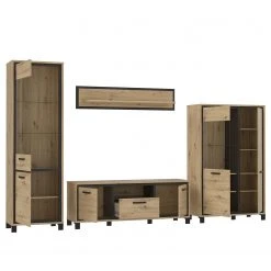 Red Living Wohnwand Egan (4-teilig) - Eiche Artisan Dekor / Eiche Schwarz Dekor 10 Red Living Wohnwand Egan (4-teilig) - Eiche Artisan Dekor / Eiche Schwarz Dekor -Wohnzimmermöbel boutique en ligne 1000270240 210609 06160000219 DETAILS P000000001000270240