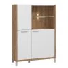 Norrwood Highboard Boyd I - Weiß / Eiche Dekor