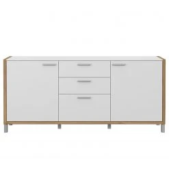 Norrwood Sideboard Boyd I - Weiß / Eiche Dekor -Wohnzimmermöbel boutique en ligne 1000270252 210609 06160300253 DETAILS P000000001000270252