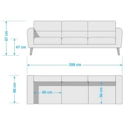 Norrwood Sofa Lucinda I (3-Sitzer) - Webstoff - Webstoff Hanabi: Rot - Beige 15 Norrwood Sofa Lucinda I (3-Sitzer) - Webstoff - Webstoff Hanabi: Rot - Beige -Wohnzimmermöbel boutique en ligne 1000270309 210611 10095000549 SKETCH DETAILS P000000001000270309 sketch