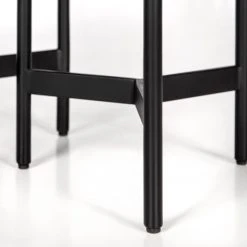 Studio Copenhagen Beistelltisch Abee I (2er-Set) - Marmor Schwarz Dekor / Schwarz -Wohnzimmermöbel boutique en ligne 1000270348 220809 070 DETAILS P000000001000270348