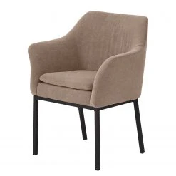 Mayer Sitzmöbel Armlehnenstuhl myJARI I - Flachgewebe - Antikbeige