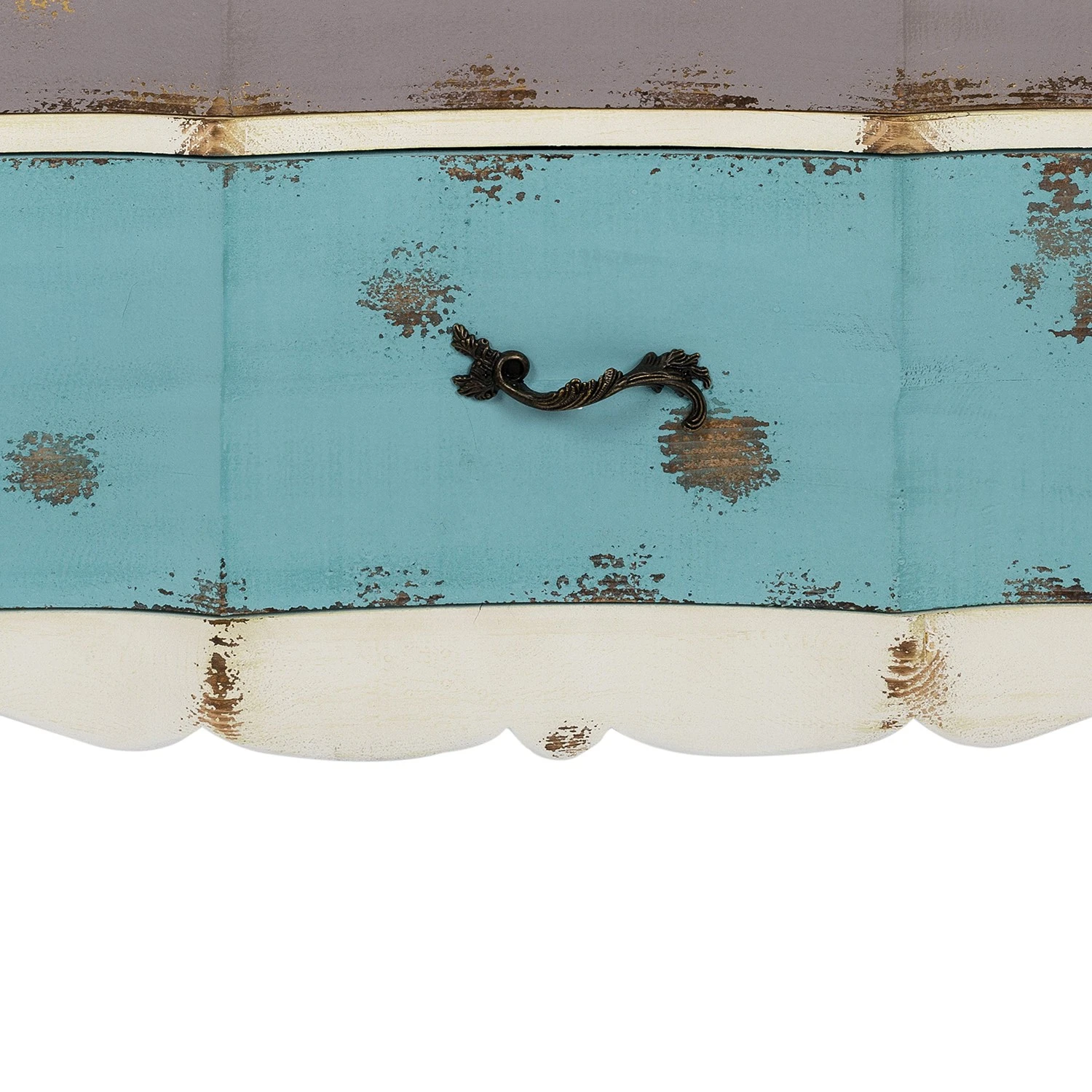 Ridgevalley Kommode Rusper - Tanne massiv - Vintage Weiß / Mehrfarbig 10 Ridgevalley Kommode Rusper - Tanne massiv - Vintage Weiß / Mehrfarbig – Bild 10