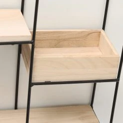 Boltze Wandregal Tjorge I - Metall - Schwarz / Braun 6 Boltze Wandregal Tjorge I - Metall - Schwarz / Braun -Wohnzimmermöbel boutique en ligne 1000270754 210709 14011700019 DETAILS P000000001000270754