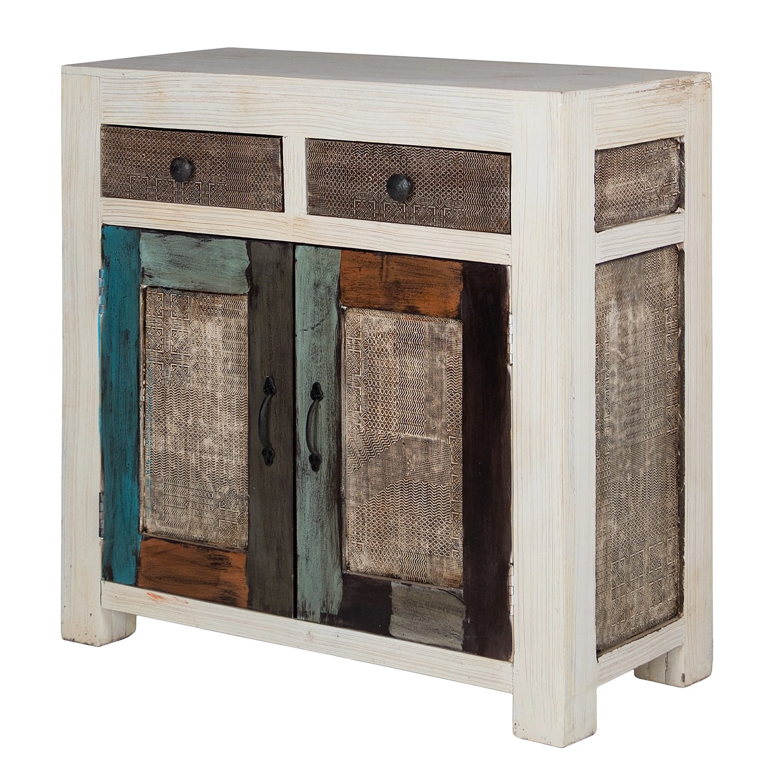 Wolf-Möbel Kommode Goa White - Mango teilmassiv - Mango Vintage Weiß 1 Wolf-Möbel Kommode Goa White - Mango teilmassiv - Mango Vintage Weiß