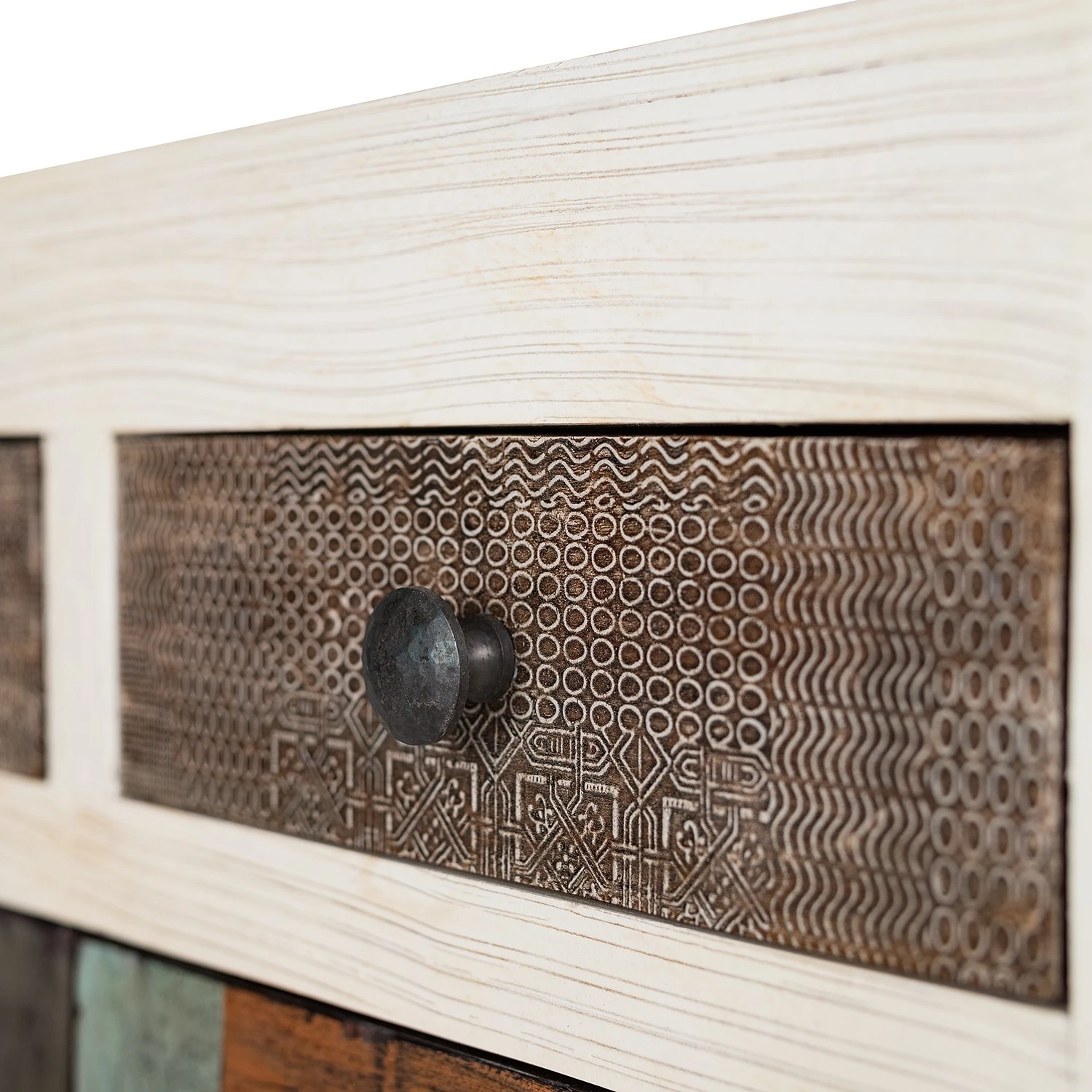 Wolf-Möbel Kommode Goa White - Mango teilmassiv - Mango Vintage Weiß 12 Wolf-Möbel Kommode Goa White - Mango teilmassiv - Mango Vintage Weiß – Bild 12