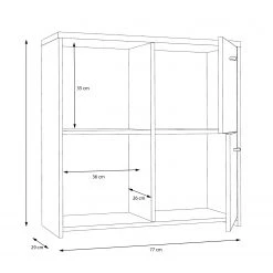 Loftscape Kommode Rison II - Dunkelgrau / Altholz Dekor -Wohnzimmermöbel boutique en ligne 1000272364 210819 07024300048 SKETCH DETAILS P000000001000272364 sketch
