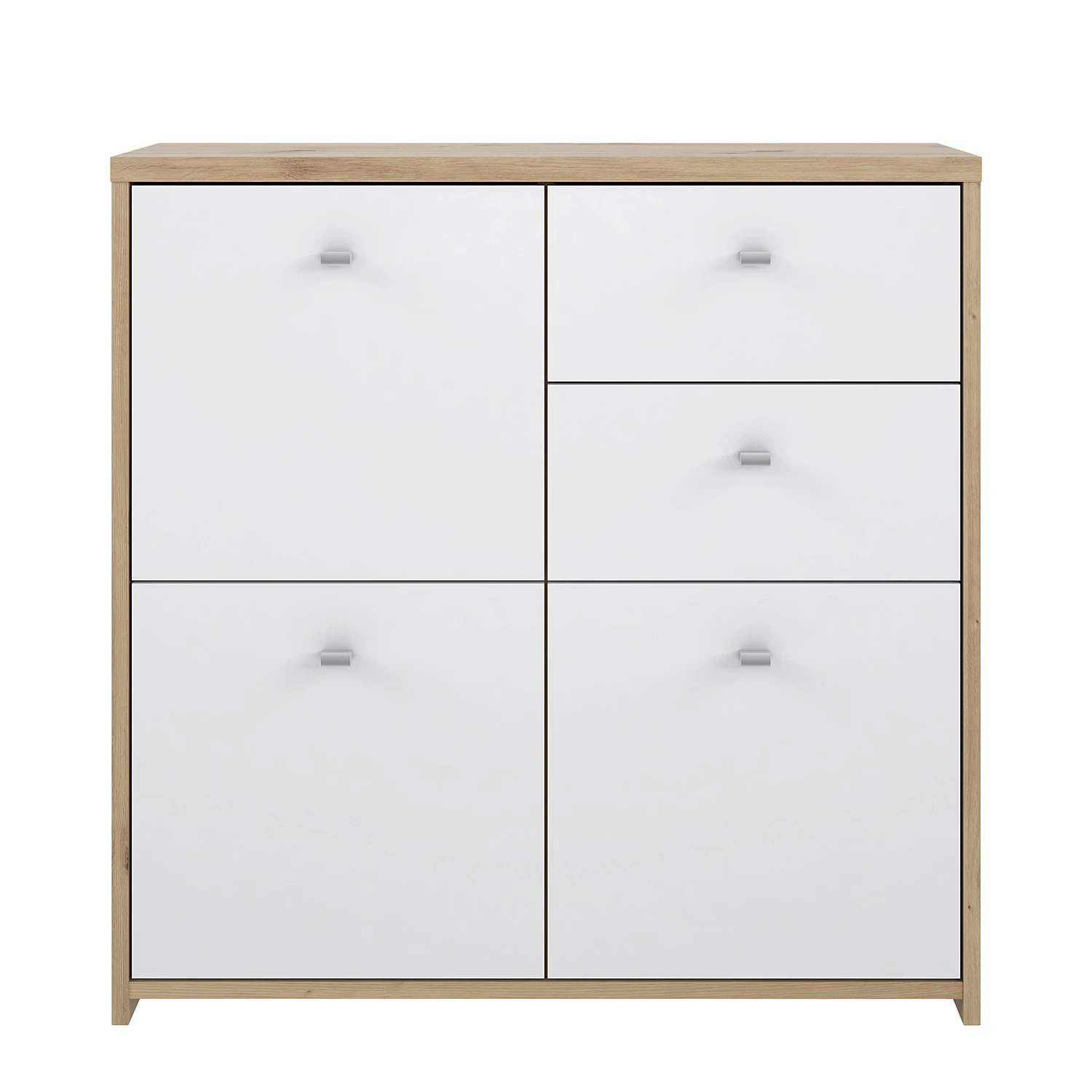 Loftscape Kommode Rison III - Eiche Artisan Dekor / Weiß 3 Loftscape Kommode Rison III - Eiche Artisan Dekor / Weiß – Bild 3