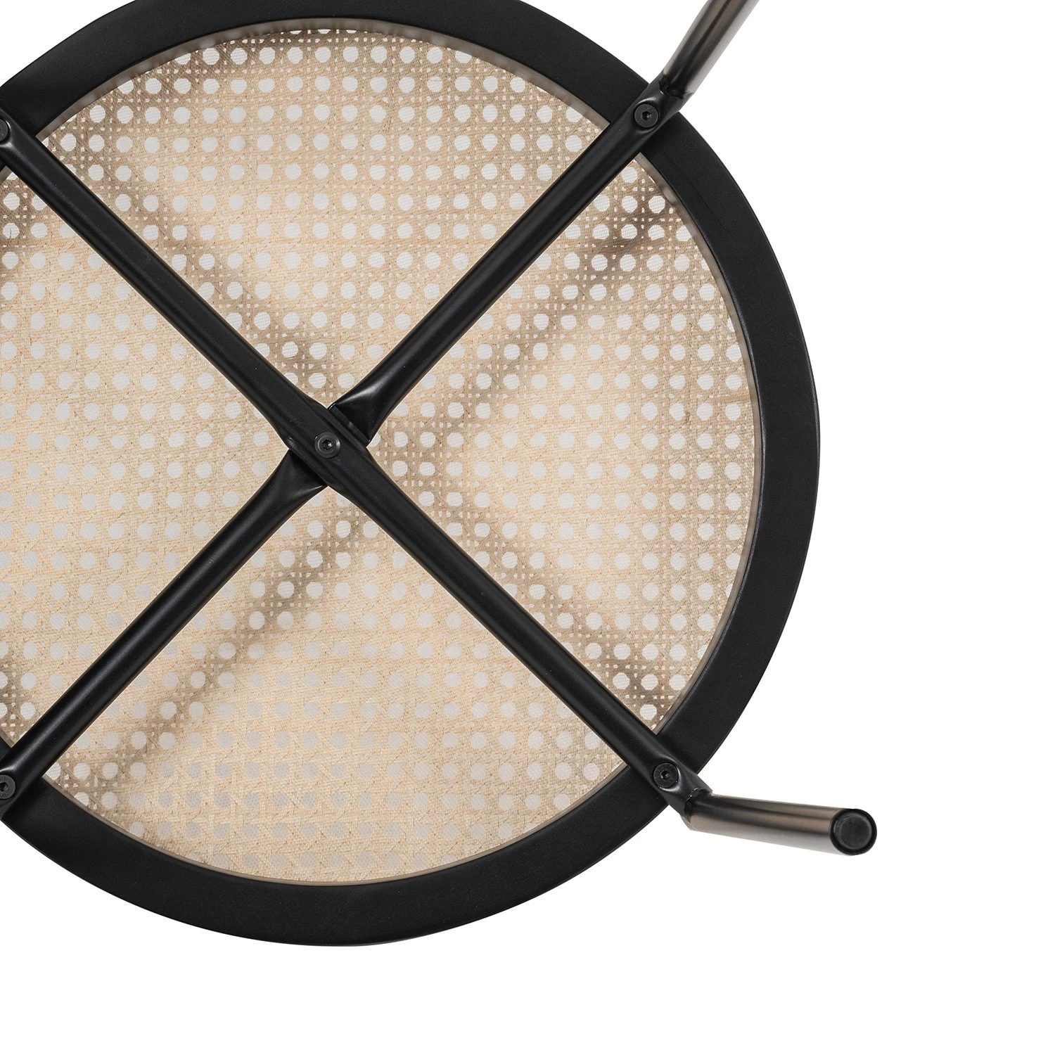 Studio Copenhagen Beistelltisch Cyra - Rattan / Metall - Rattan / Schwarz 6 Studio Copenhagen Beistelltisch Cyra - Rattan / Metall - Rattan / Schwarz – Bild 6