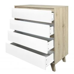 Norrwood Kommode Jano I - Weiß / Eiche Artisan Dekor -Wohnzimmermöbel boutique en ligne 1000273496 210615 13505600021 DETAILS P000000001000273496